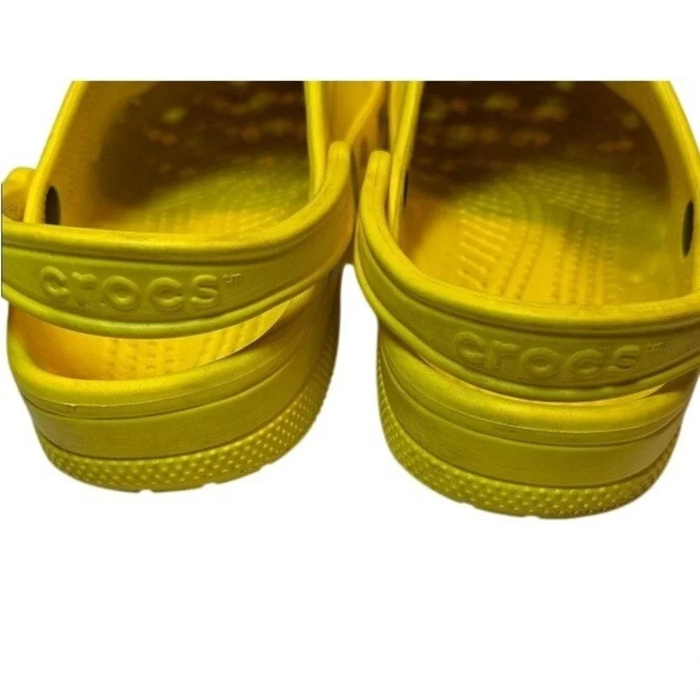 Crocs Baya Clog Lemon Yellow Comfort Slip On Waterproof Shoes Men's 8 Women's 10